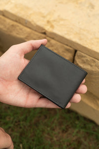 BLACK & BROWN SLIM WALLET