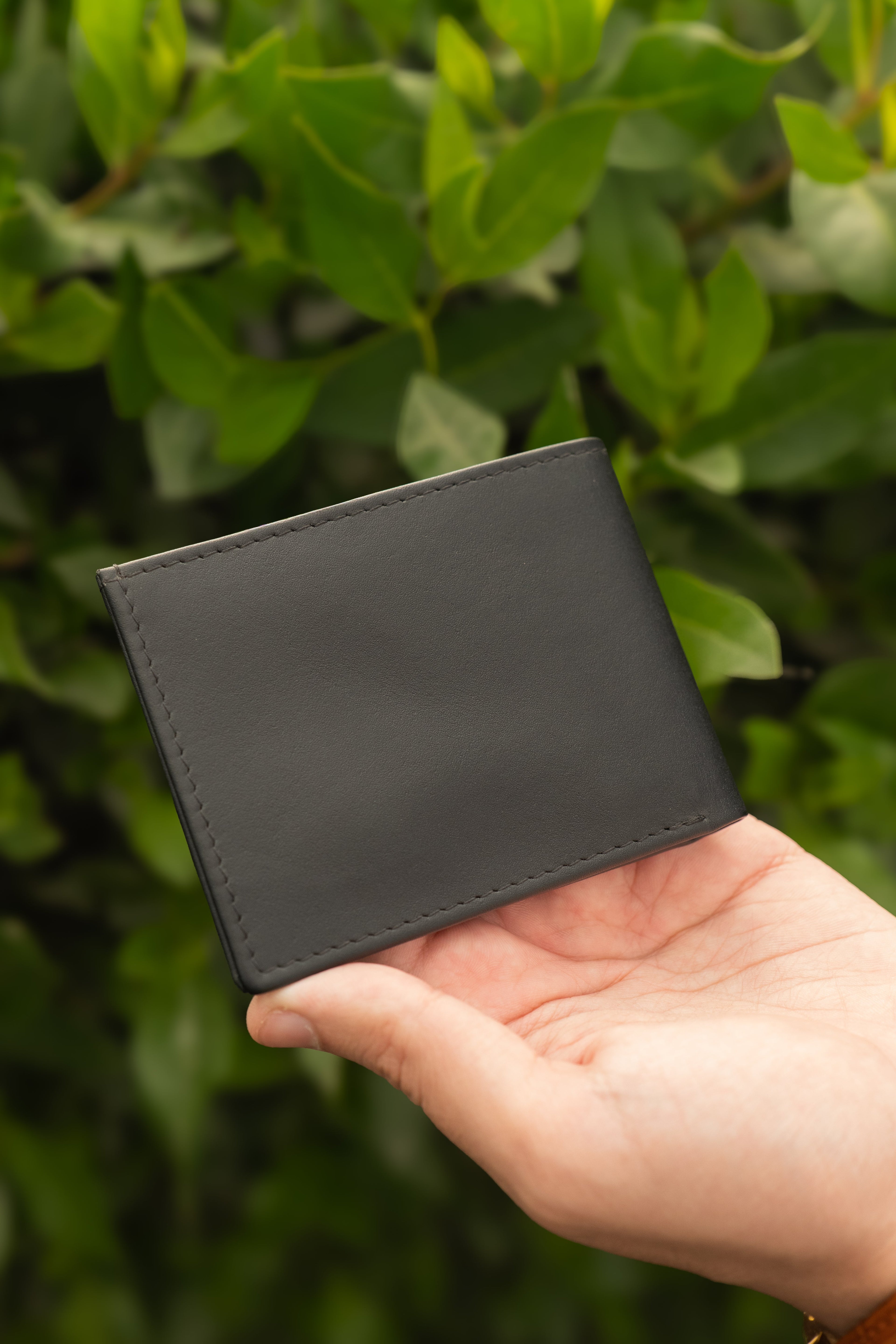 BLACK & BROWN SLIM WALLET